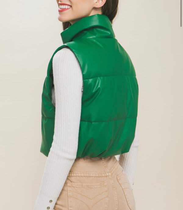 The Carrie Bradshaw Cropped Puffer